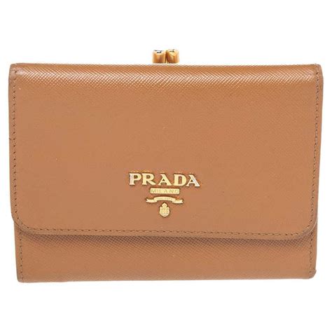 prada trifold wallet|authentic Prada wallet sale.